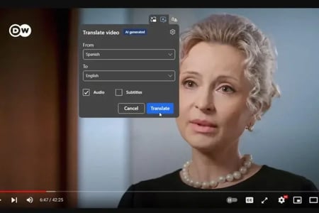 Microsoft Edge’s latest video translation capability will use AI-generated voice dub