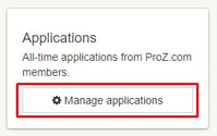 manage applications