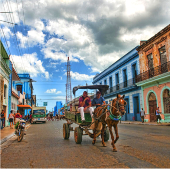 horse carriage Cuba