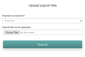 Upload payroll files