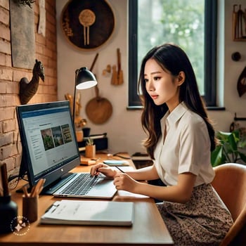 a_website_localization_process_with_a_younger_and_gorgeous_asian_woman_in_a_unique_home_office_setup_computer_screen_is_a_website_browser