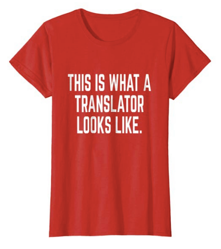 translator t shirt