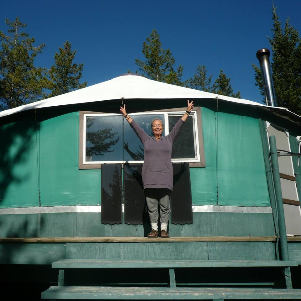 yay I got my own yurt